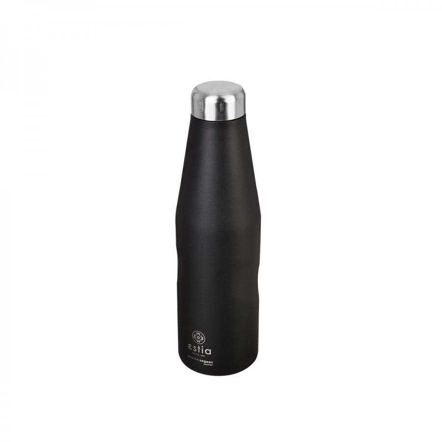 Estia θερμός Travel Flask Save The Aegean 750ml Midnight Black (01-9816)