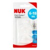 Nuk First Choice+ Θηλές Σιλικόνης 2 τμχ 6-18 Μηνών Medium (10721265)