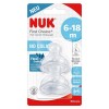 Nuk First Choice Plus Θηλές Σιλικόνης 2 τμχ 6-18 Μηνών Flow Control (10721329)