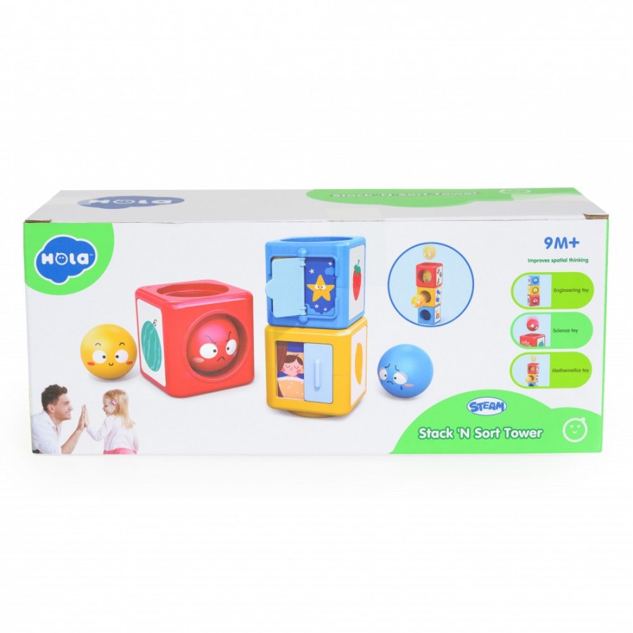 Hola Toys Κύβος Δραστηριοτήτων Tower  E7991 (3800146224875)