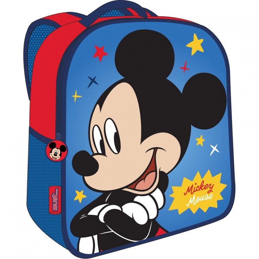 Must Σχολική Τσάντα Πλάτης Νηπίου Disney Mickey Mouse (000564327)