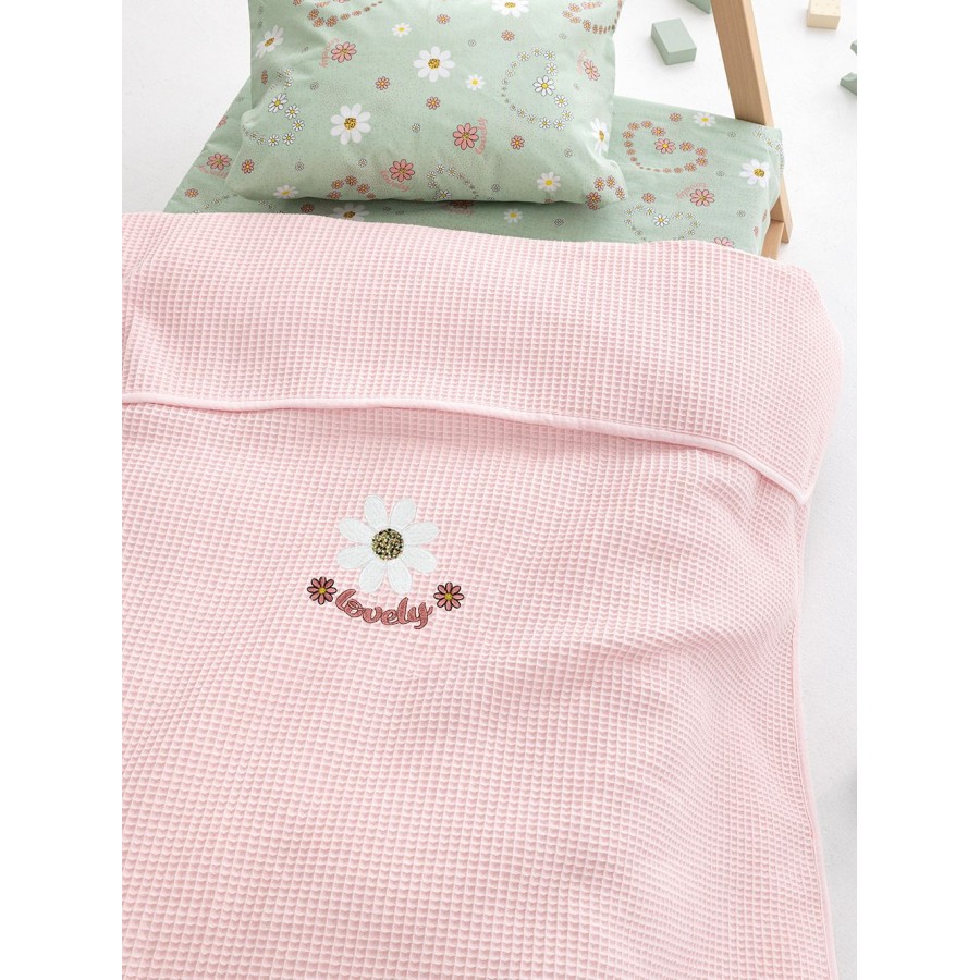 Κουβέρτα Πικέ Αγκαλιάς Baby Blankets 80x110 CANDY/2 PINK (5205857280048)