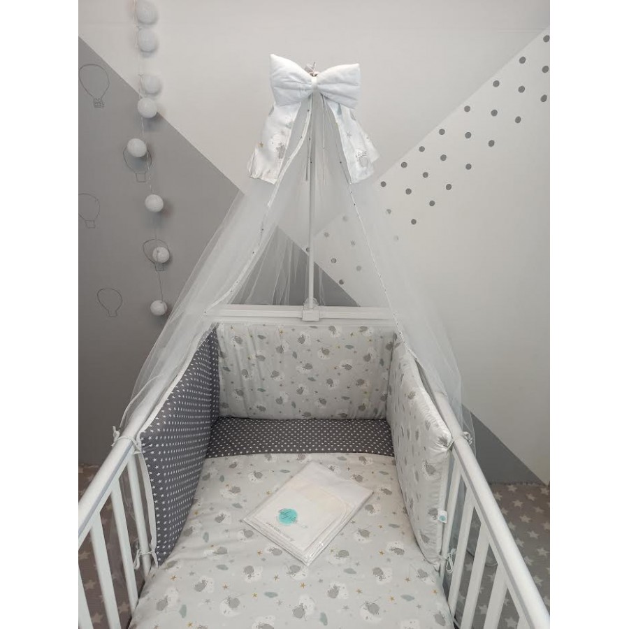 Baby Star Προίκα Μωρού 10 τεμαχίων Luna Grey ( 7719)