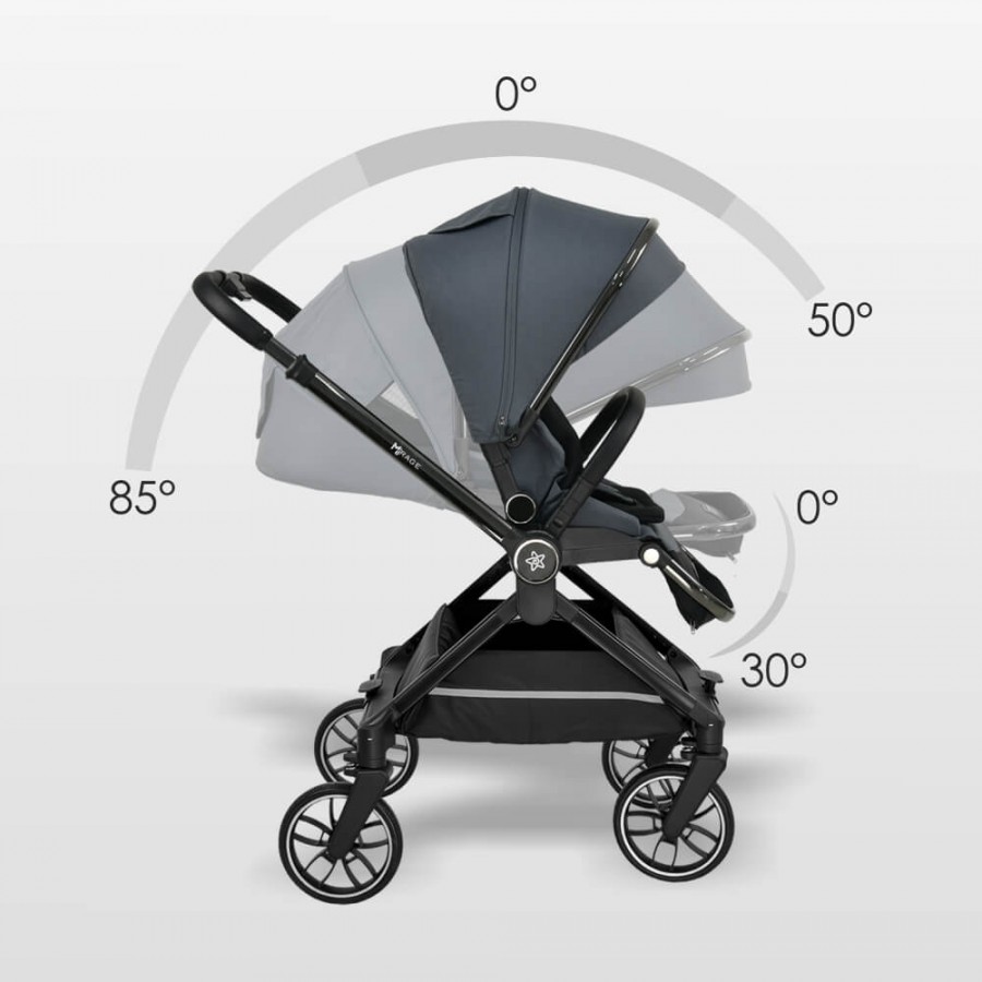 Bebe Stars Πολυκαρότσι Mirage 3σε1 Grey (330-188)