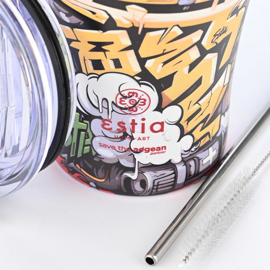 Estia θερμός Coffee Mugs 350ml Graffiti  Rhythm (01-22914)