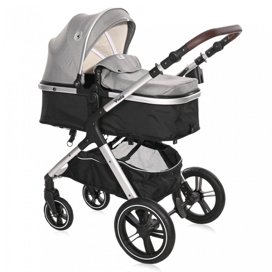 Lorelli Bertoni Convertible Stroller 3 In 1 Viola Opaline Grey (10021812302A)