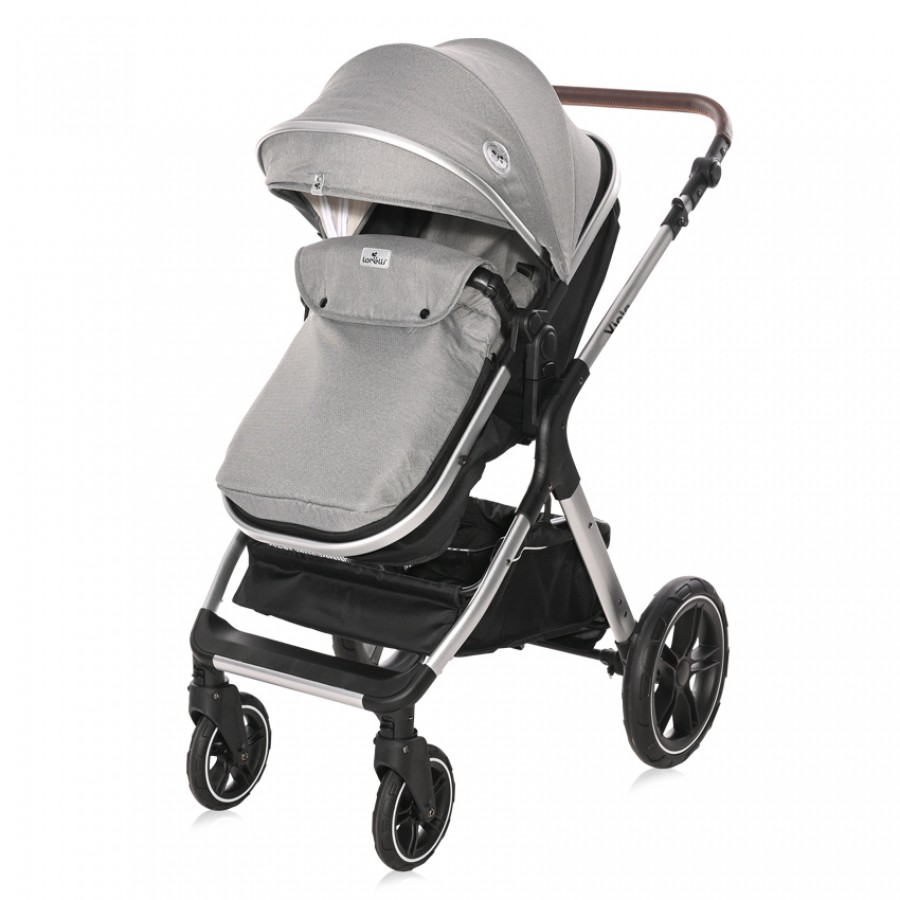 Lorelli Bertoni Convertible Stroller 3 In 1 Viola Opaline Grey (10021812302A)