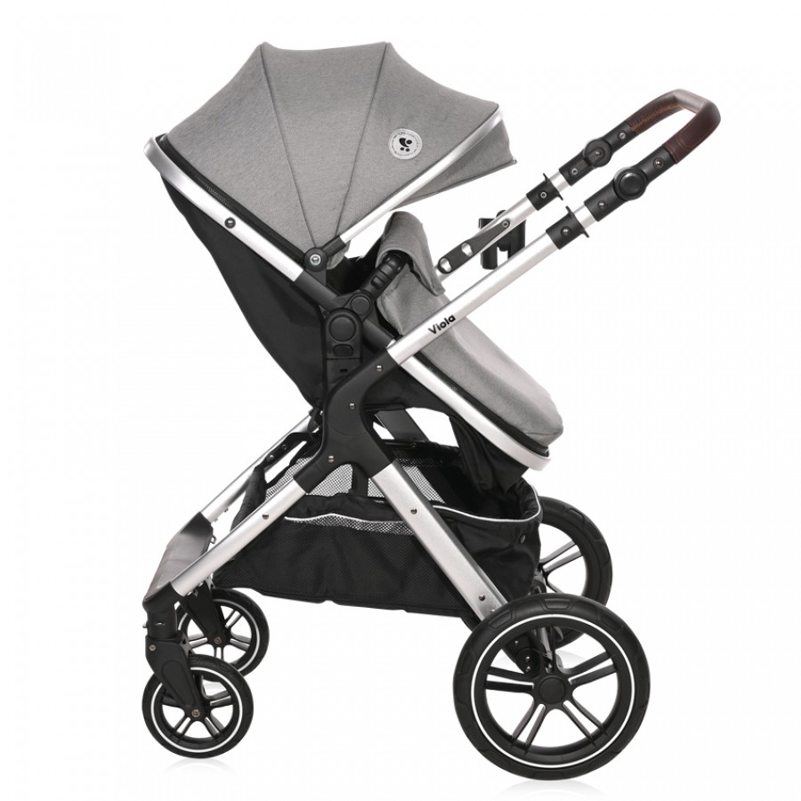 Lorelli Bertoni Convertible Stroller 3 In 1 Viola Opaline Grey (10021812302A)