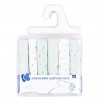 Kikka Boo Λαβέτες Ώμου από Μουσελίνα Dots Blue 6τμχ 30x30cm (31103010081)