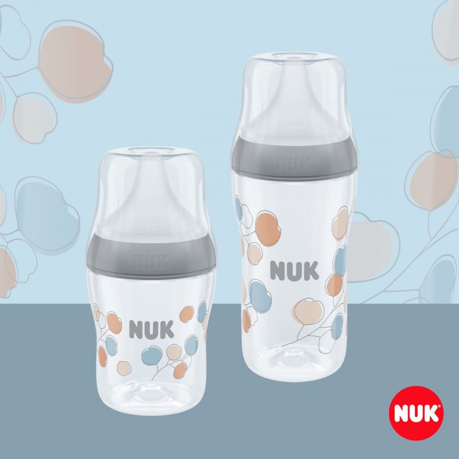 Nuk Μπιμπερό Πλαστικό 260ml Perfect Match με μαλακή θηλή σιλικόνης 3m+ (10216016)