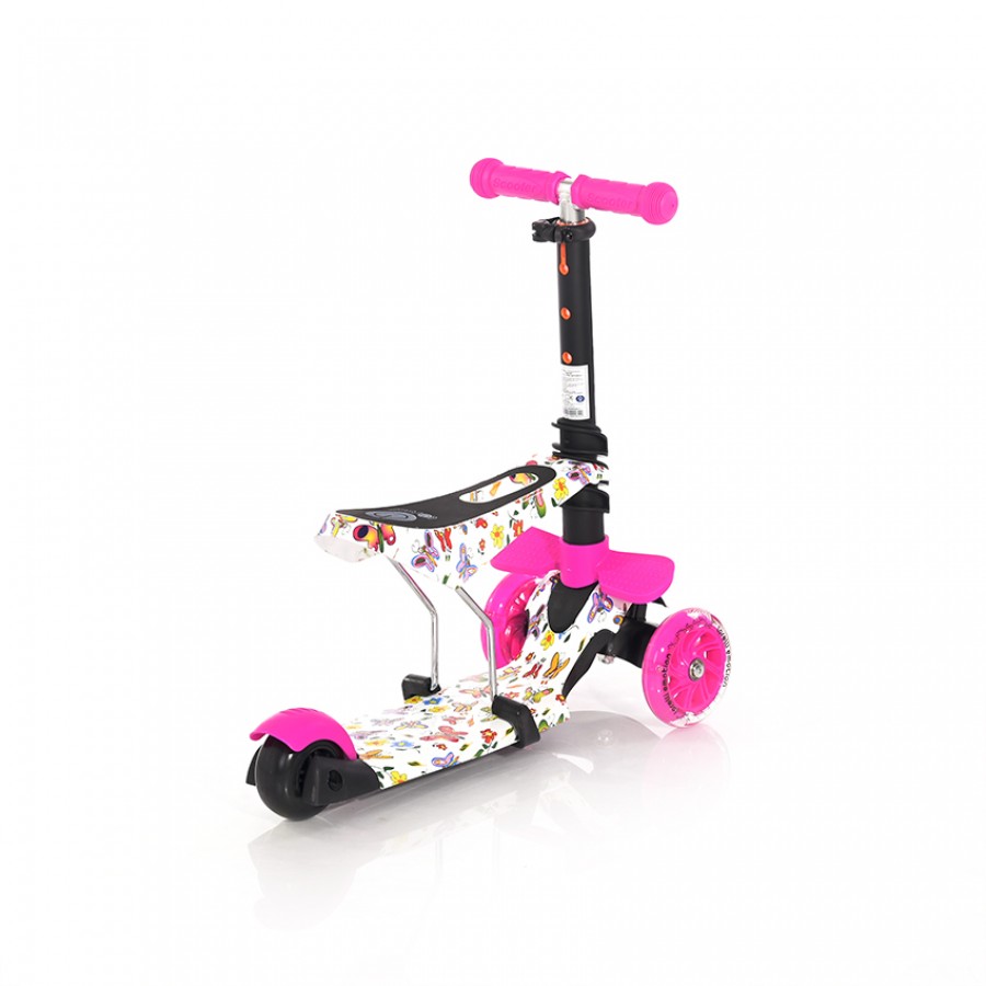 Lorelli Bertoni Scooter Smart Pink Butterfly (10390020021)