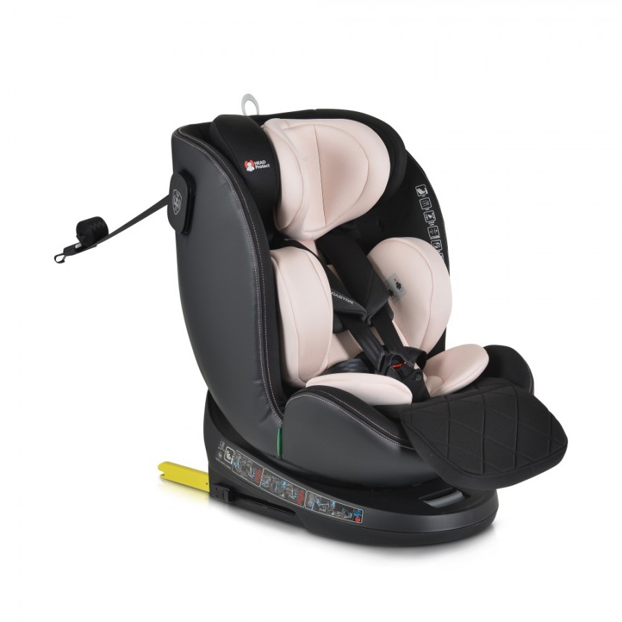 Cangaroo Castor Κάθισμα Αυτοκινήτου i-Size 0-36 kg με Isofix Pudra (3801005151868)