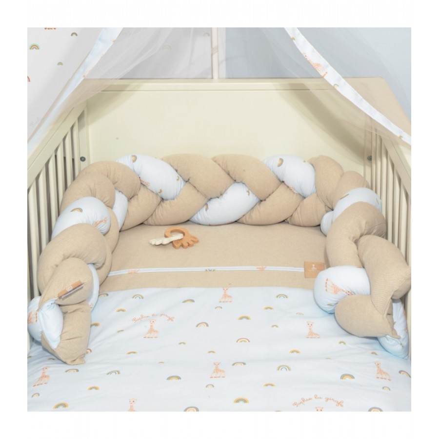 Oliver Baby Πλεξούδα 3πλης πλέξης 20x190 εκ. σχέδιο 503 Sophie La Girafe beige (46-6713/504)