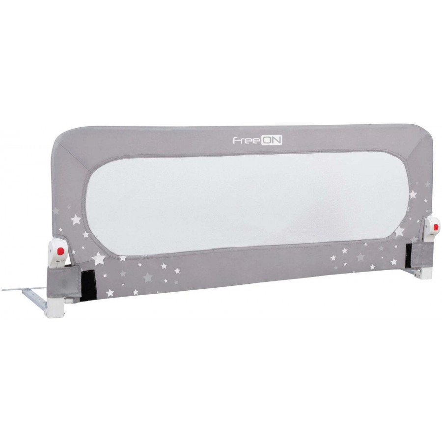 Free on Προστατευτική Μπάρα Κρεβατιού 135 cm Little Stars Grey (48457)