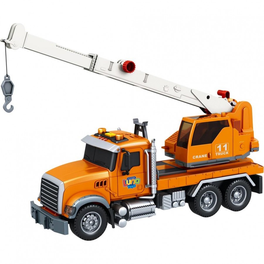 Luna Toys Γερανός Friction 1:14 με ηχητικά και φωτεινά εφέ (622770)