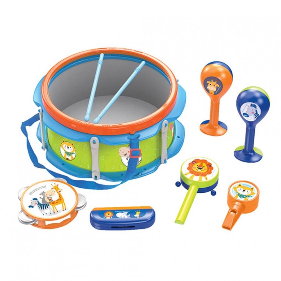 Luna Toys Σετ Ντραμς Μουσικά Όργανα 7 τμχ. (622939)