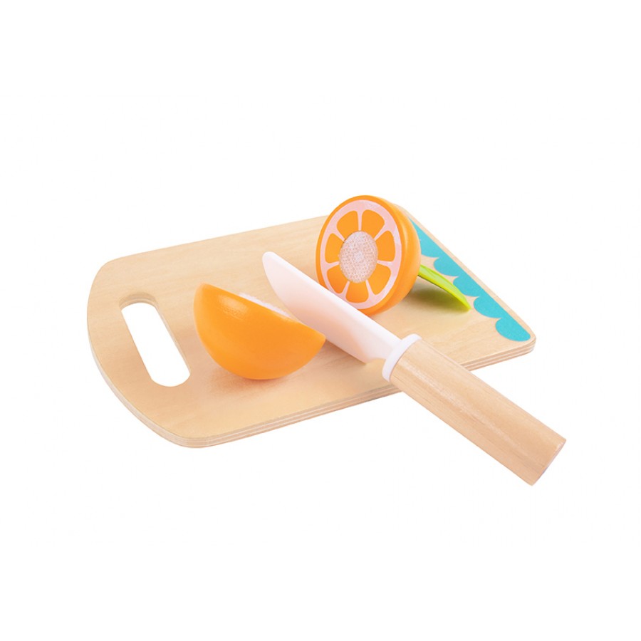 Tooky Toy Ξύλινο Σετ Κοπής Φρούτων TK111 Cutting Fruits 3+ ετών  (6972633373834)