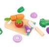 Tooky Toy Ξύλινο Σετ Κοπής Λαχανικών TK112 Cutting Vegetables 3+ ετών  (6972633373841)