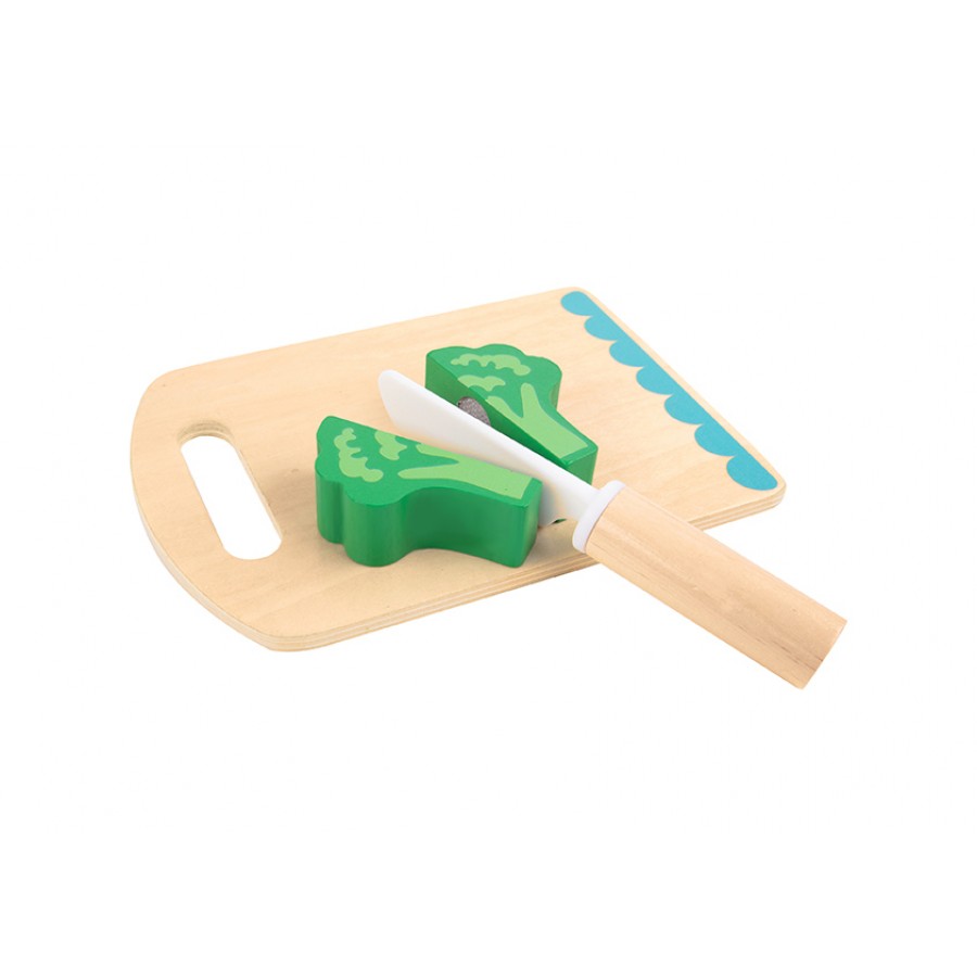 Tooky Toy Ξύλινο Σετ Κοπής Λαχανικών TK112 Cutting Vegetables 3+ ετών  (6972633373841)