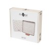 Petit Artichaut  Μεταλλικό κουτί για Αποτυπώματα Baby Box Square – Pretty Hearts ( PA1401)