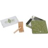 Petit Artichaut  Μεταλλικό κουτί για Αποτυπώματα Baby Box Square – Olive Tree (PA1403)