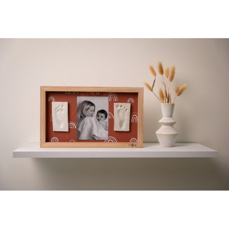 Petit Artichaut Κορνίζα με αποτυπώματα 2 Prints Frame – Rainbow Terracotta (PA1705) 