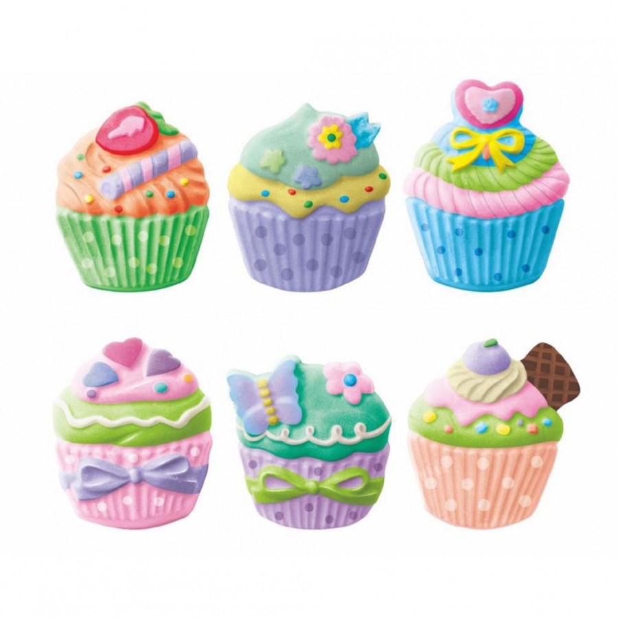 Luna Toys Κατασκευές από Γύψο Cupcakes (000622121)