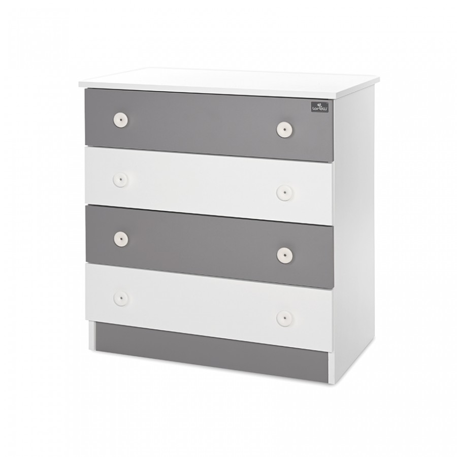 Συρταριέρα Lorelli Bertoni Dresser - White Stone Grey (10170070041A)