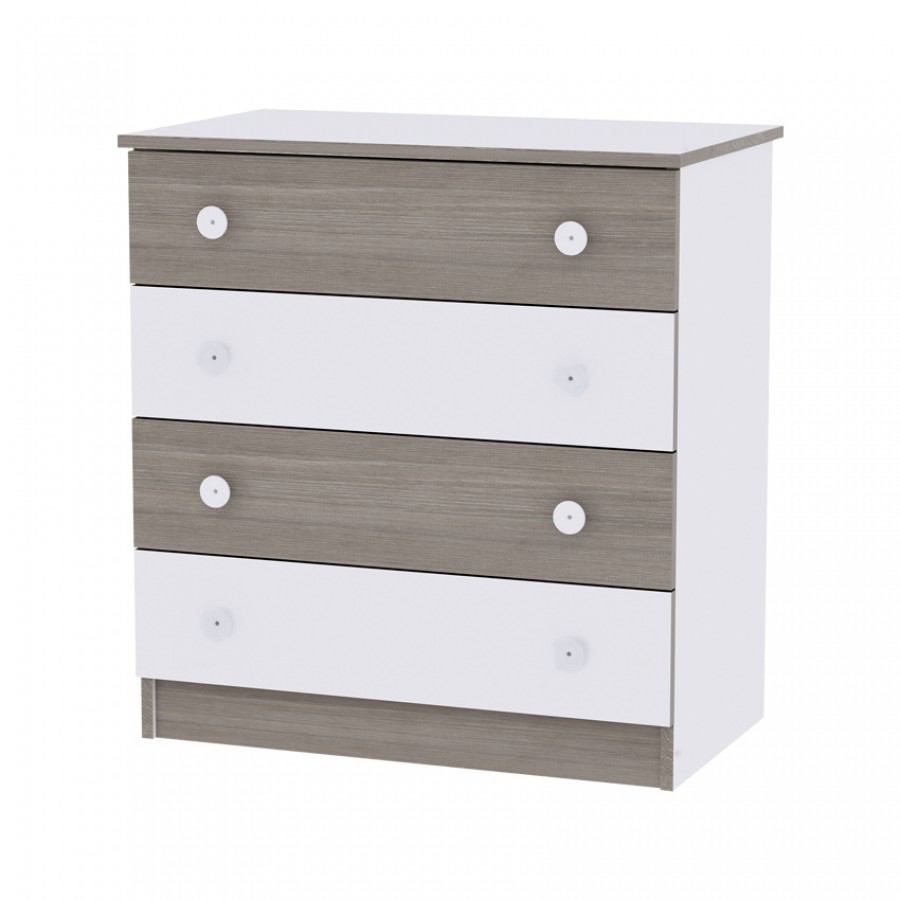 Συρταριέρα Lorelli Bertoni Dresser - White Coffee (10170070042A)