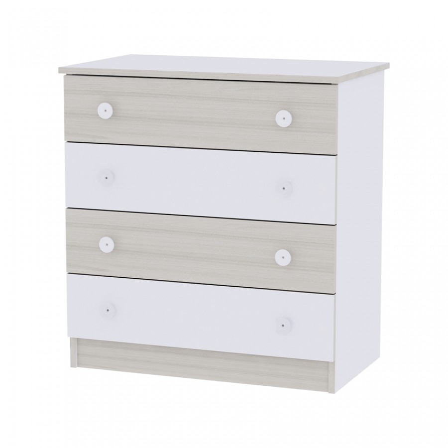 Συρταριέρα Lorelli Bertoni Dresser - White Light Oak (10170070045A)