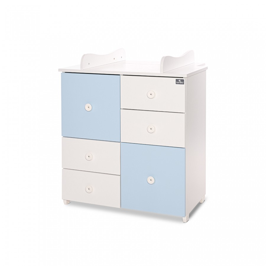 Συρταριέρα Αλλαξιέρα Lorelli Bertoni Cupboard - White Baby Blue (10170110039A)