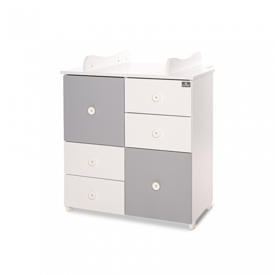 Συρταριέρα Αλλαξιέρα Lorelli Bertoni Cupboard - White Stone Grey (10170110041A)