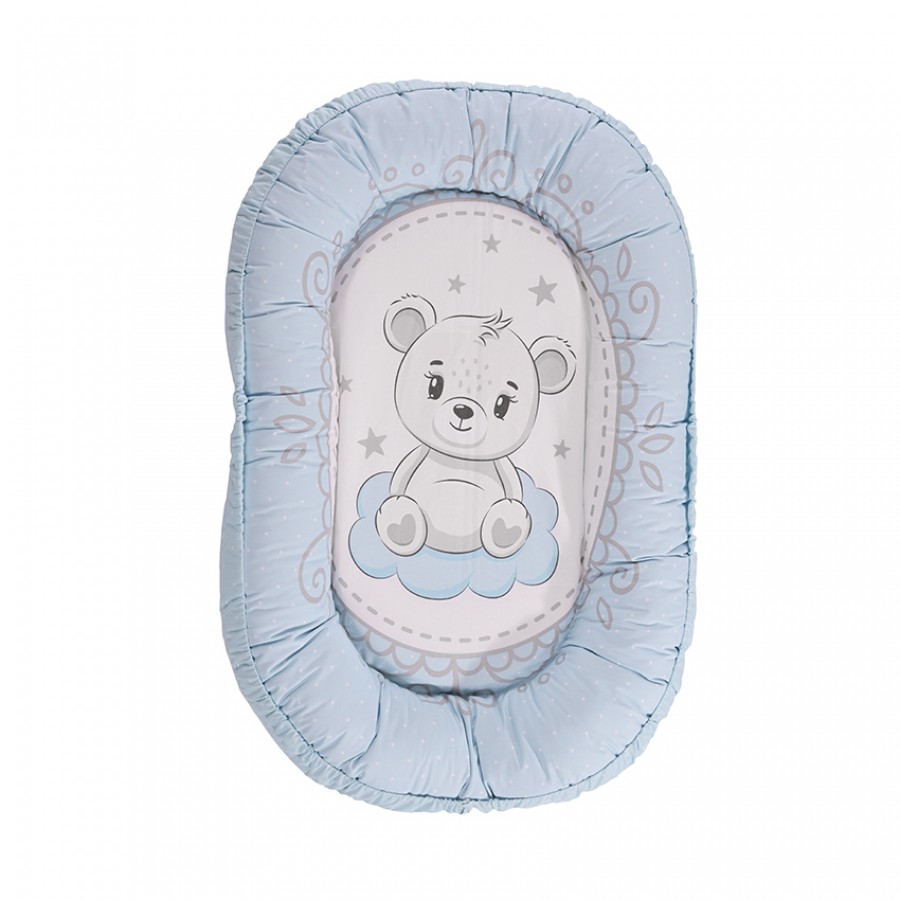 Lorelli Μαξιλάρι Θηλασμού Και Φωλιά Ύπνου 92x58cm Ranforce Little Bear Blue (20030255901)