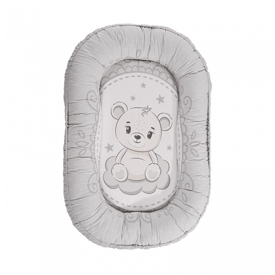 Lorelli Μαξιλάρι Θηλασμού Και Φωλιά Ύπνου 92x58cm Ranforce Little Bear Grey (20030255903)