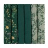 Kikka Boo Λαβέτες Ώμου από Μουσελίνα 6τμχ 30x30cm Secret Garden Green (31103010105)