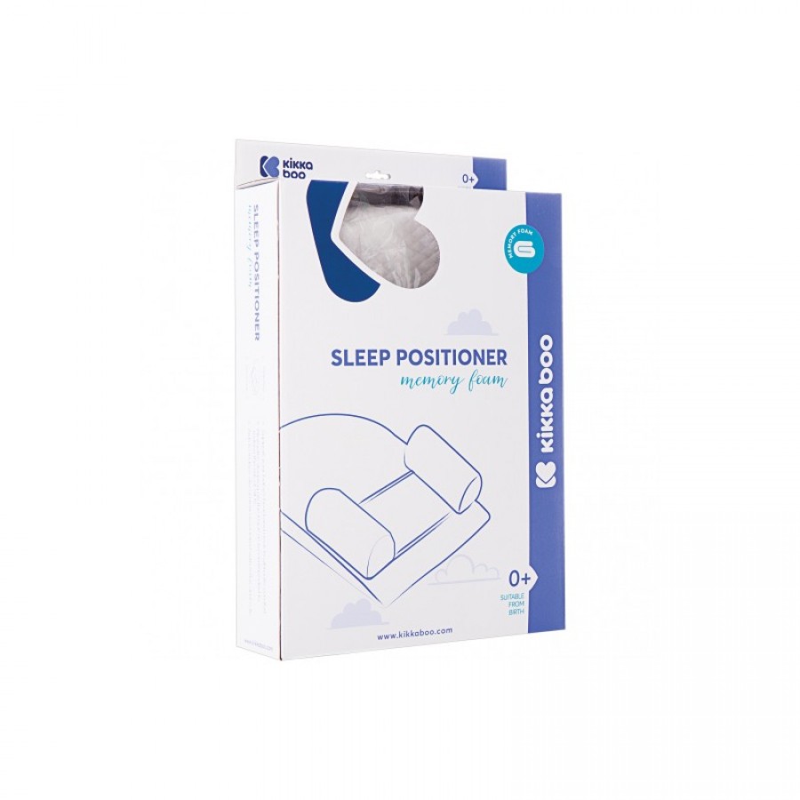 Kikka Boo - Μαξιλάρι Παλινδρόμησης & Υπνοσφηνάκι Memory Foam White Velvet (31106010092)