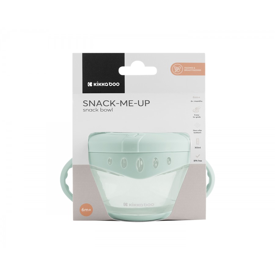 KikkaBoo Μπολ Για Σνακ Snack-me-up Mint (31302030084)