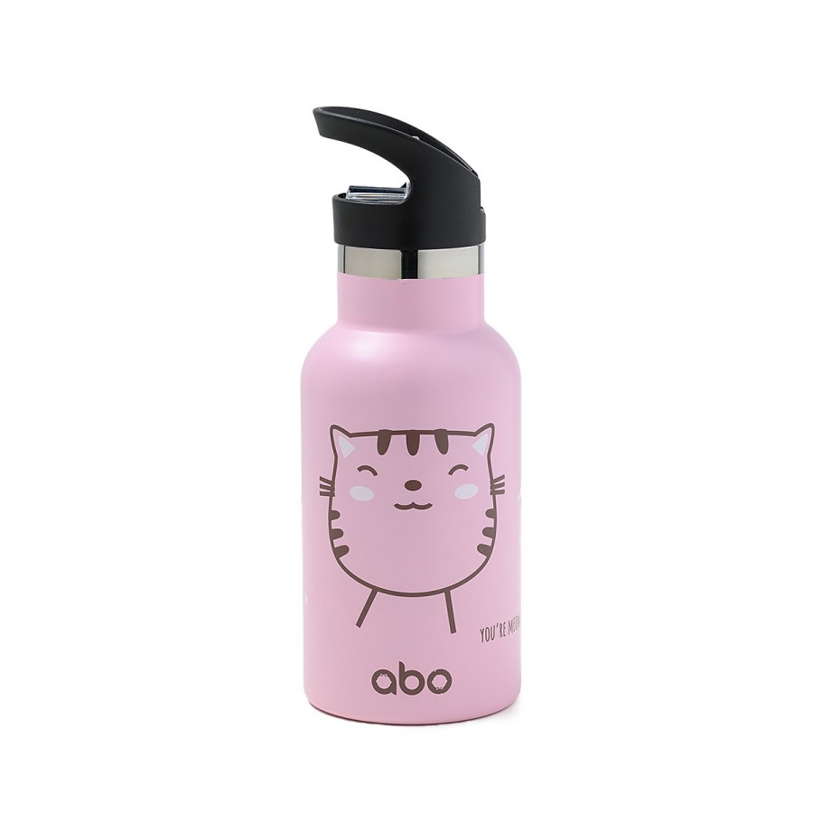 Abo Παγούρι θερμός 350 ml με έξτρα πώμα abottle You're meow favorite (313201)