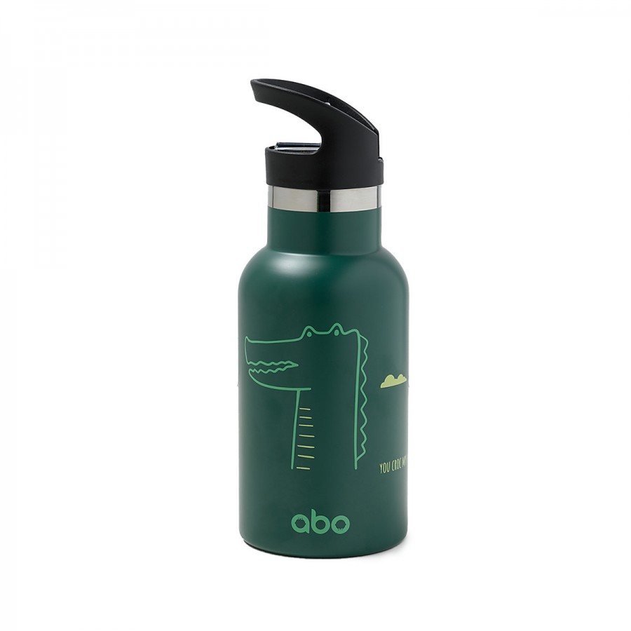 Abo Παγούρι θερμός 350 ml με έξτρα πώμα abottle You Croc my World (313204)