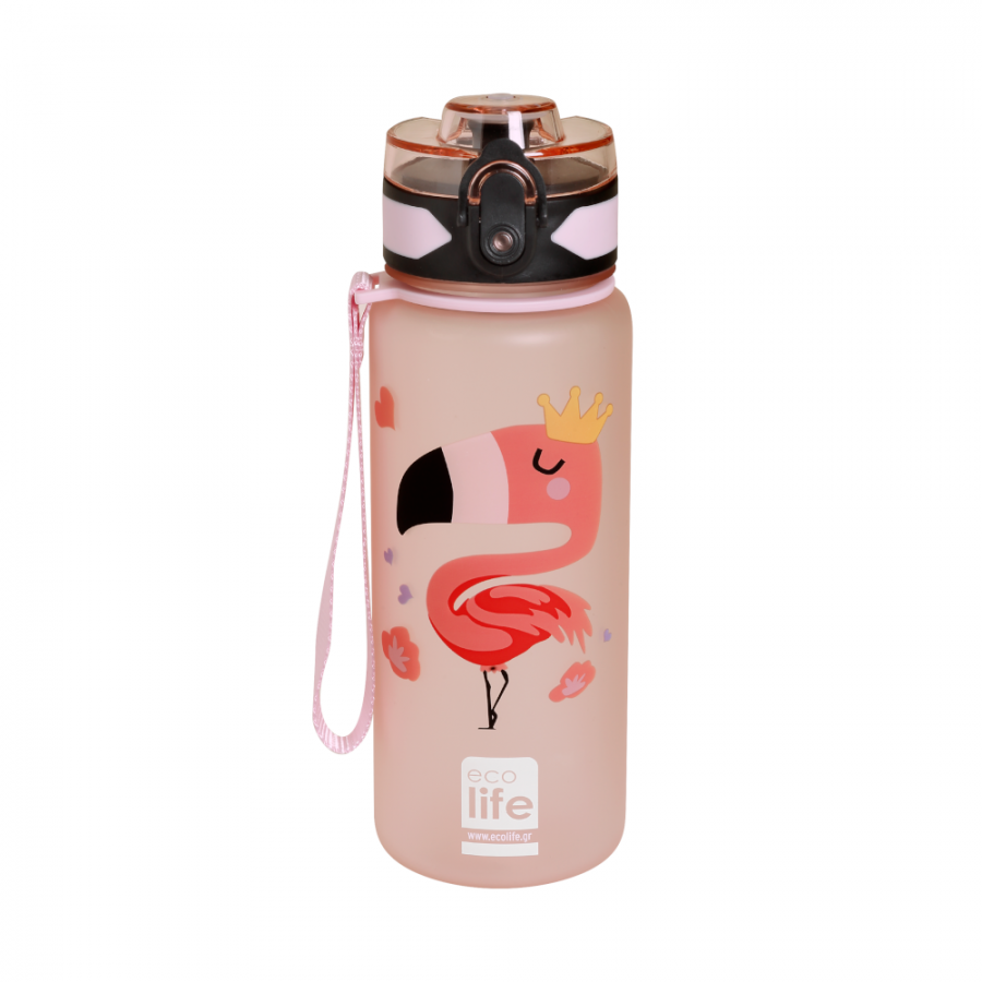 Ecolife Tritan bottle Flamingo 500ml (33-BO-2315)