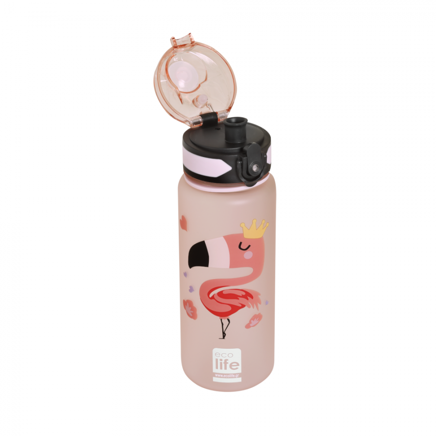 Ecolife Tritan bottle Flamingo 500ml (33-BO-2315)