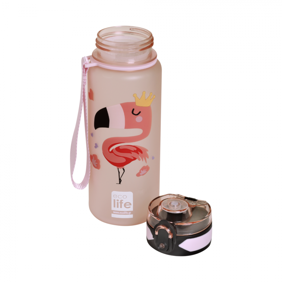 Ecolife Tritan bottle Flamingo 500ml (33-BO-2315)