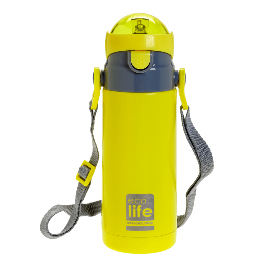 Life Green Kids Thermos Yellow 400ml (33-BO-2996)