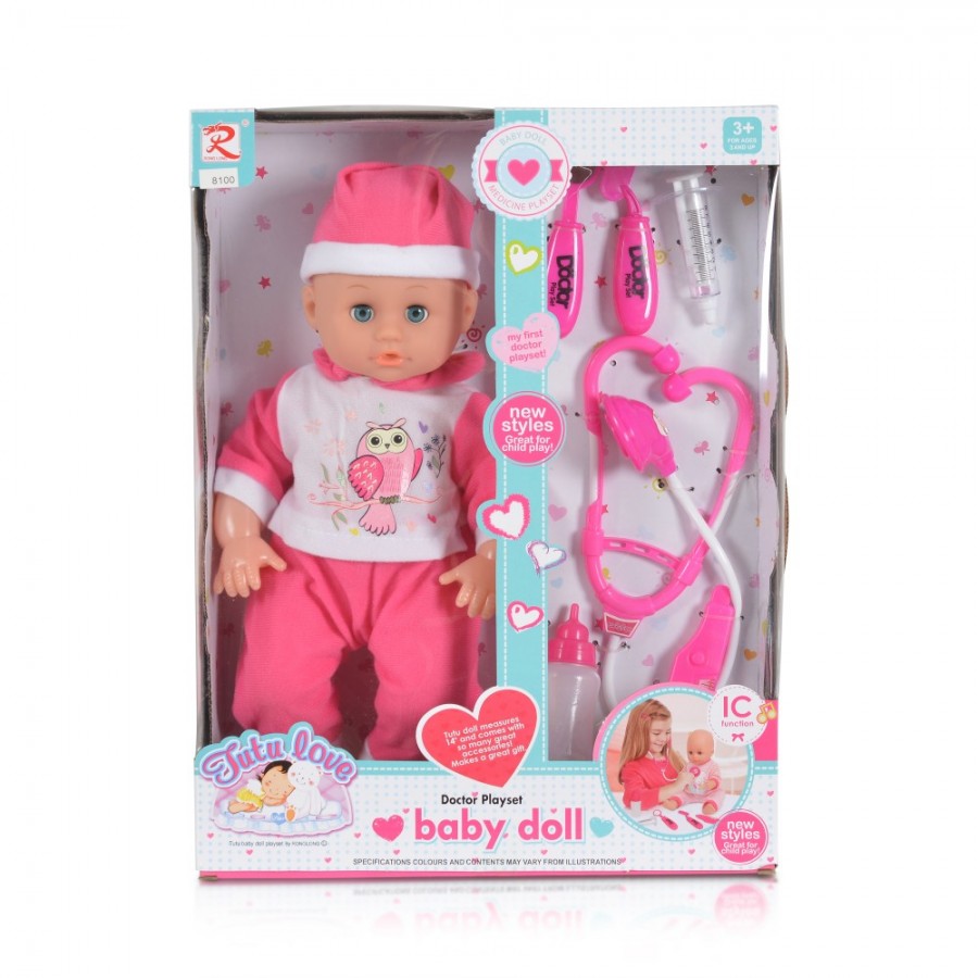 Moni Toys Κούκλα με Σετ Γιατρού 36cm 8100 (3800146266011)