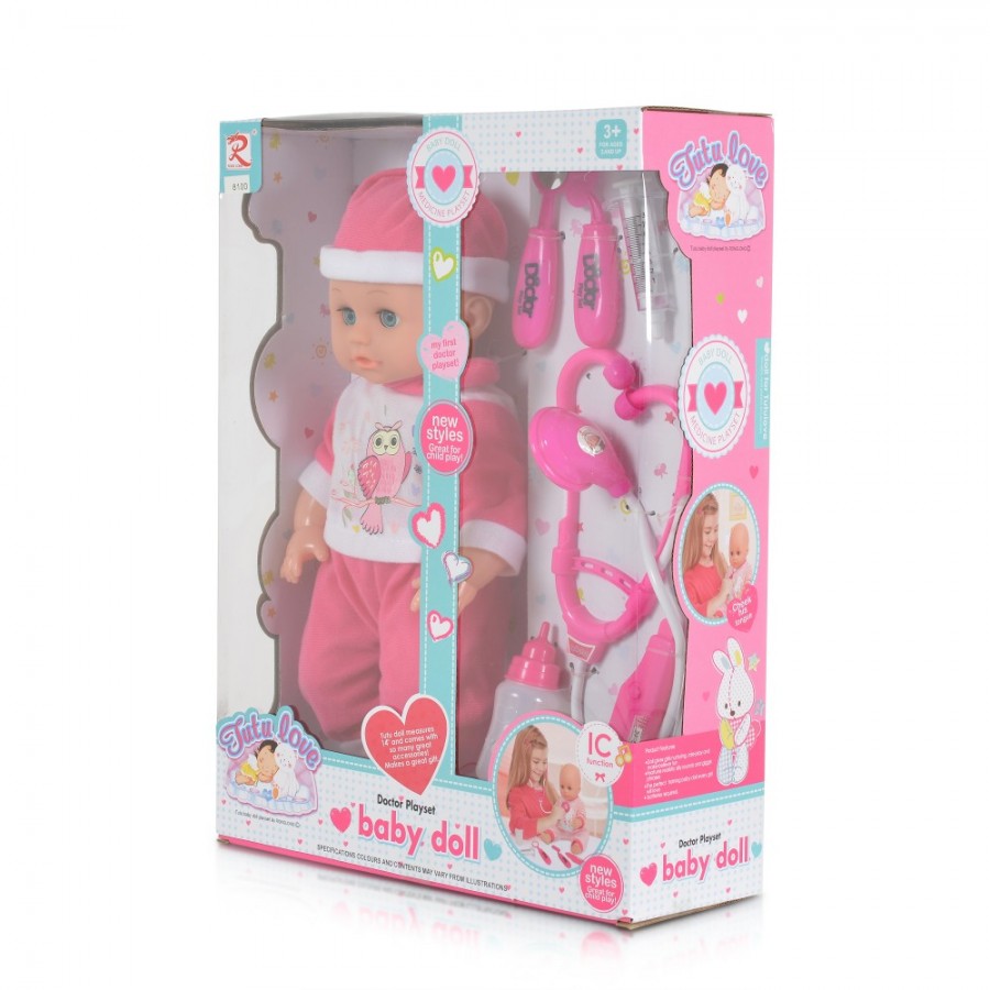 Moni Toys Κούκλα με Σετ Γιατρού 36cm 8100 (3800146266011)