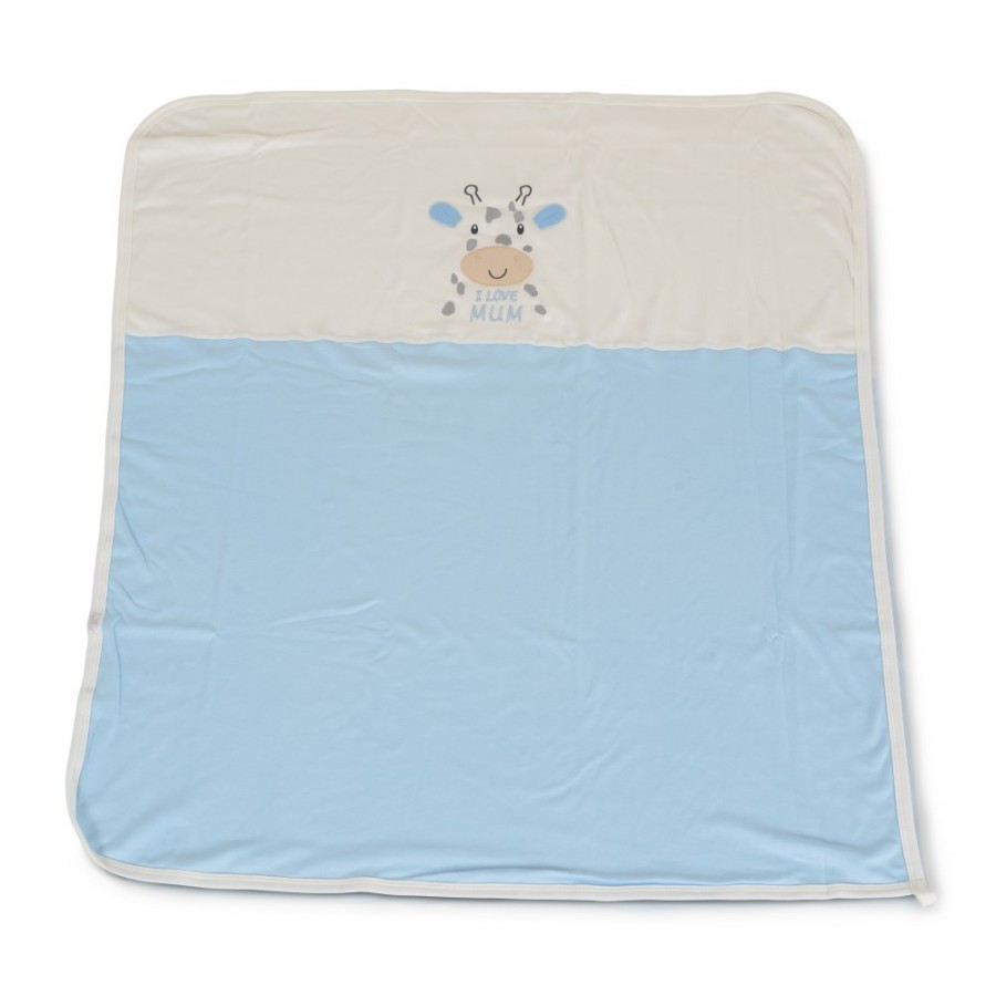 Cangaroo Κουβέρτα 90/100 cm Mum`s giraffe blue - 7689 (3800146271305)