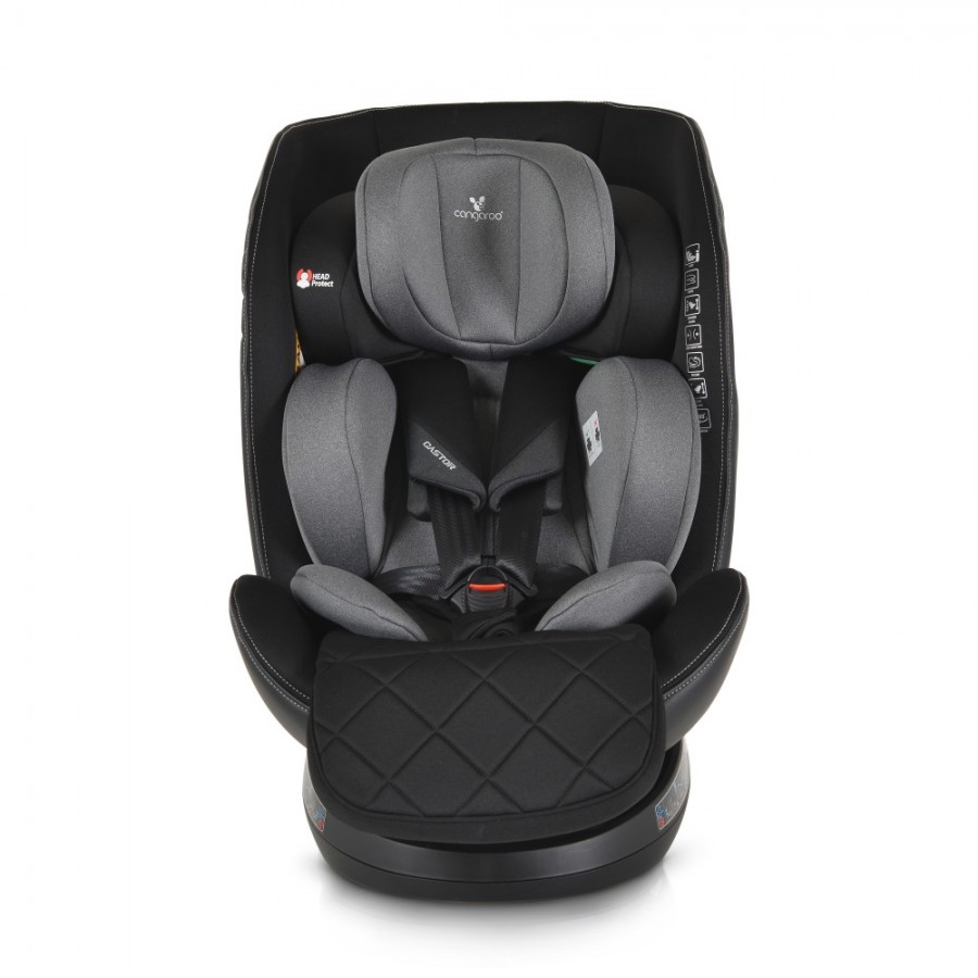 Cangaroo Castor Κάθισμα Αυτοκινήτου i-Size 0-36 kg με Isofix Grey (3801005151851)