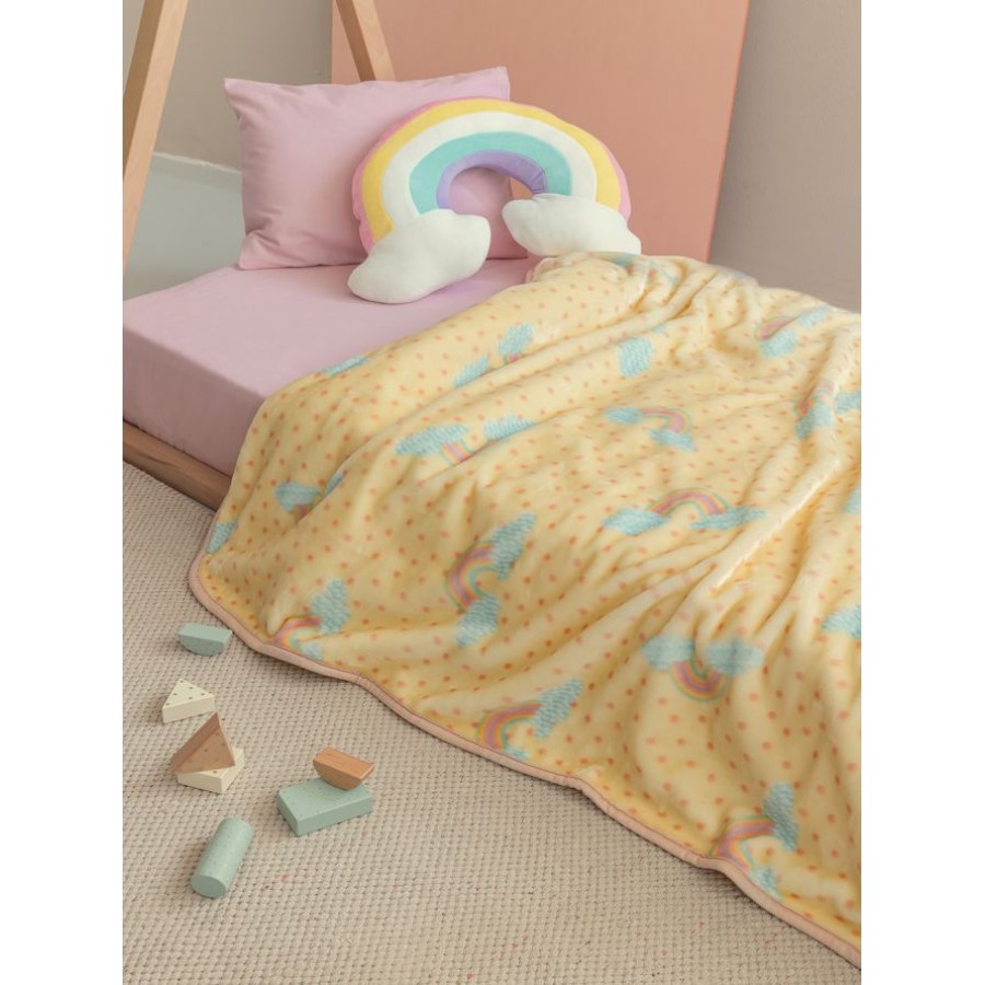 Palamaiki Βελουτέ Κουβέρτα Κούνιας Baby Blankets 80x90 cm Cloudy (5205857269869)