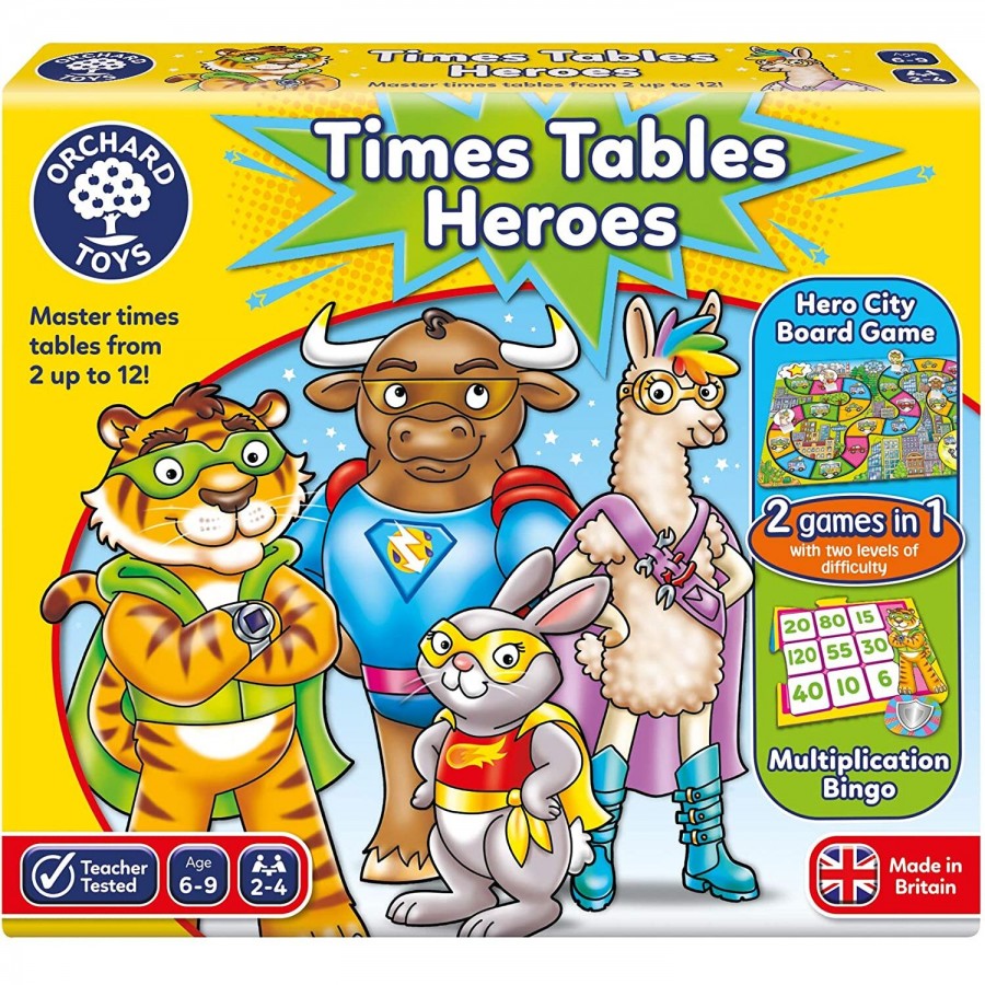 Orchard Toys Προπαίδεια Υπερηρώων (Times Tables Heroes) Ηλικία 6-9 ετών (ORCH101)