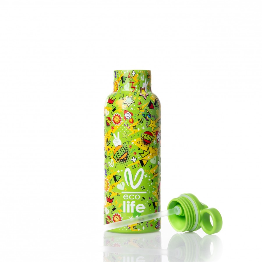 Eco Life Θερμός από ανοξείδωτο ατσάλι Borola 500ml (33-BO-2320)